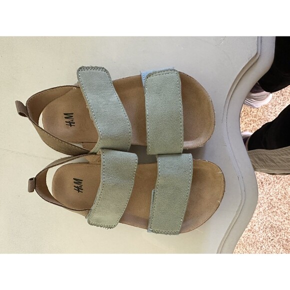 H&M Baby Sandals Light Blue Chambray shoes size 8.5 Toddler - Picture 9 of 9
